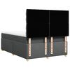 vidaXL Boxspring met matras stof donkergrijs 140x200 cm