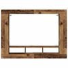 vidaXL TV-kast Wandgemonteerd Oud hout 152 x 22 x 113 cm Bewerkt hout