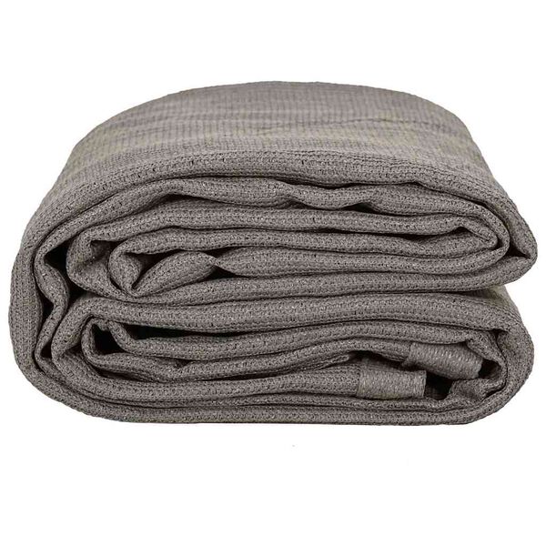 vidaXL Tenttapijt Lichtgrijs 500 &times; 300 cm Polyetheen