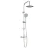 vidaXL Douchesysteem Chroom Roestvrij staal 21 x 48 x 112 cm