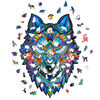 UNIDRAGON Puzzel Majestic Wolf 310 stukjes king size 30x41 cm hout