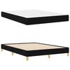vidaXL Boxspringbed met matras Zwart 140 x 190 cm Stof