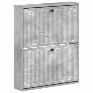 vidaXL Wandgemonteerde Schoenkast EDE 71 x 17 x 86 cm Bewerkt hout