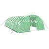 vidaXL Tuinkas met stalen frame 32 m&sup2; 8x4x2 m groen