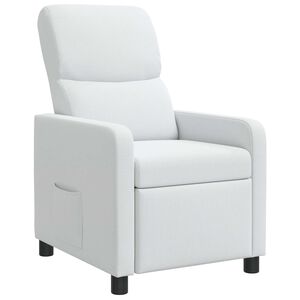 vidaXL Relaxfauteuil Wit Stof