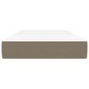 vidaXL Pocketveringmatras 90x190x20 cm stof taupe