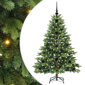 vidaXL Kunstkerstboom met 150 LED met standaard Groen 120 cm PE en PVC