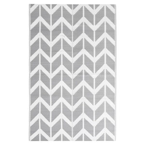 vidaXL Buitenkleed ARAKIL 160x230 cm polypropeen grijs