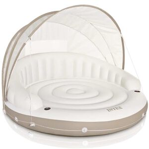 Intex Loungebed met luifel drijvend eiland 199x150 cm 58292 EU