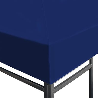 vidaXL Prieeldak 310 g/m² 3x3 m blauw