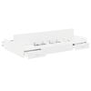 vidaXL Opbergbedframe met lade Wit 120 x 200 cm Bewerkt hout