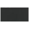 vidaXL Tuintafel 200x100x74cm staal en gehard glas zwart