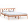 vidaXL Bedframe massief grenenhout honingbruin 120x200 cm