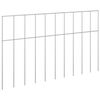 vidaXL Tuin schuttingpaneel 12 st 50 x 30 cm Gegalvaniseerd staal