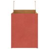 vidaXL Papieren zakken 50 st met hengsels 32x22x28 cm rood