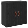 vidaXL Wandkast 60 x 31 x 60 cm Bewerkt hout Zwart eiken