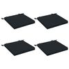 vidaXL 4-Piece Zitkussens SOEST 4 st 100% Polyester Donkerblauw
