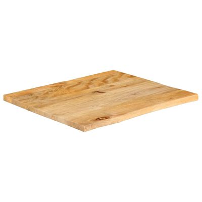 vidaXL Tafelblad met natuurlijke rand 40x40x2,5 cm massief mangohout