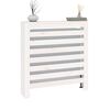 vidaXL Radiatorombouw 79,5x19x84 cm massief grenenhout wit