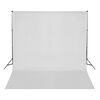 vidaXL Fotostudioset met softboxlampen, achtergrond en reflector