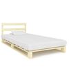 vidaXL Bedframe pallet massief grenenhout 90x200 cm
