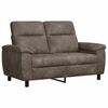 vidaXL Bank Donkergrijs 158 x 90 x 95 cm Nep Suede Leer