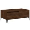 vidaXL Salontafel 90x50x36,5 cm bewerkt hout bruin eikenkleur