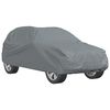 vidaXL Autohoes voor SUV L nonwoven stof volledig grijs
