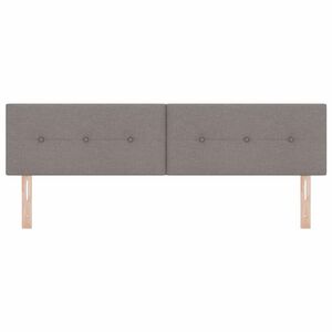 vidaXL in hoogte verstelbaar hoofdbord Taupe 180 cm Stof