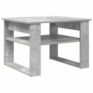 vidaXL Salontafel met opslag Beton Grijs 64 x 54 x 44 cm Bewerkt hout