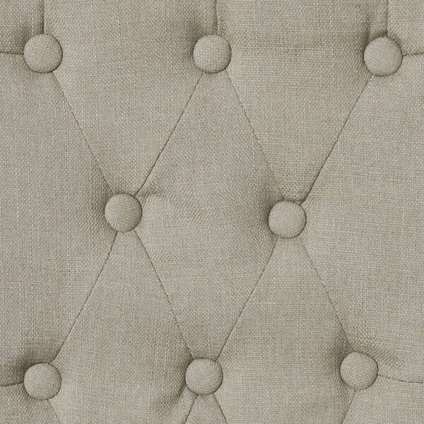 vidaXL Eetkamerstoelen 2 st stof camel