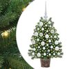 vidaXL Kunstkerstboom met 150 LED met standaard Groen 75 cm PE en PVC