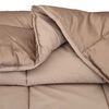 vidaXL Zomer Dekbed Goud 200 x 140 cm Satijn en Microfiber