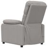 vidaXL Massagestoel stof taupe