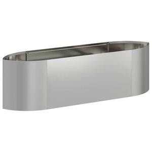 vidaXL Verhoogd Tuinbed Gegalvaniseerd staal 140 x 40 x 40 cm Staal