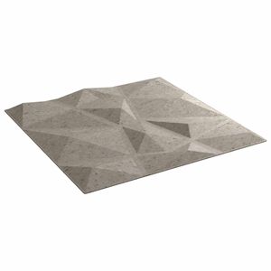 vidaXL Wandpanelen 24 st 50 x 50 cm Betongrijs XPS Schuim