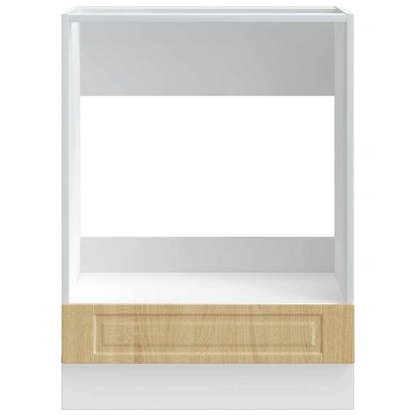 vidaXL Ovenkast "Porto" bewerkt hout sonoma eikenkleurig