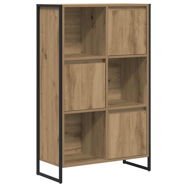 vidaXL Boekenkast Ambachtelijk eiken 68 x 30 x 108.5 cm Bewerkt hout