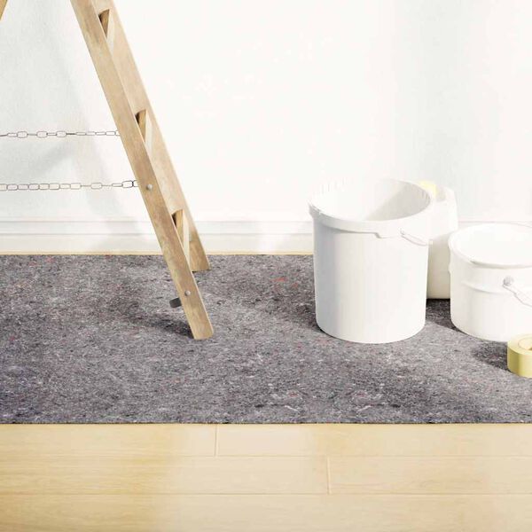 vidaXL Antislip schildersvlies 10 m 180 g/m&sup2; grijs