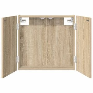 vidaXL Dartbord Kabinet Sonoma Eiken 56 x 12 x 53,5 cm Bewerkt hout