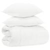vidaXL Dekbed set 200 x 200 cm Nee Katoen, Bamboe, Polyester Wit