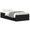 vidaXL Bedframe zwart 90x200 cm