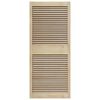 vidaXL Kastdeur 4 pcs Naturel 140.5 x 2.1 x 49.5 cm Massief grenenhout