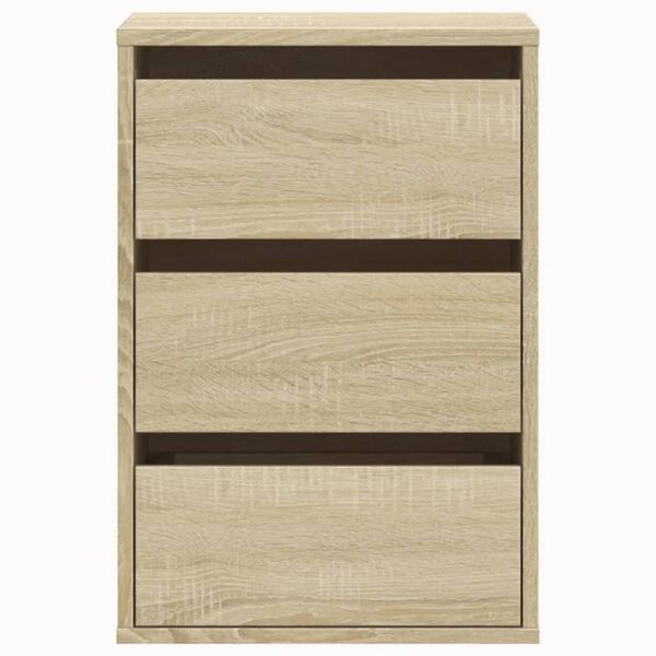 vidaXL Ladekast 40x41x58 cm bewerkt hout sonoma eikenkleurig