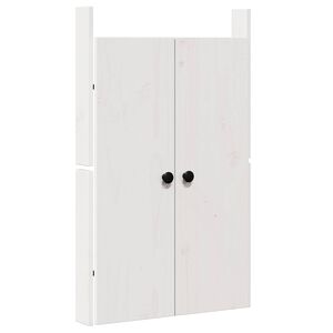 vidaXL Keukendeur MEPPEL Wit 50 x 9 x 82 cm Massief grenenhout
