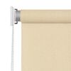 vidaXL Rolgordijn voor buiten 220x140 cm cr&egrave;me