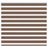vidaXL Zebra rolgordijn 160x150 cm stofbreedte 155,9cm polyester bruin