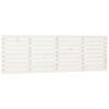 vidaXL Hoofdbord wandmontage 166x3x63 cm massief grenenhout wit
