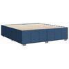 vidaXL Bedframe zonder matras stof blauw 180x200 cm
