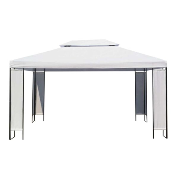 vidaXL Hemelbedden Wit 3 x 4 x 2.73 m Stof